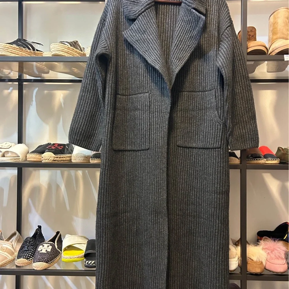 Banana Republic cashmere/wool blend coatigan L - Picture 3 of 10